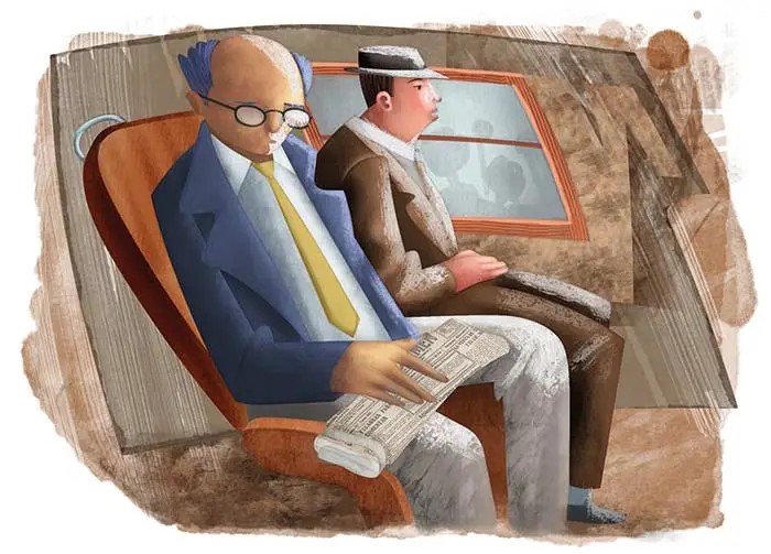 Evidentemente, en dirección opuesta